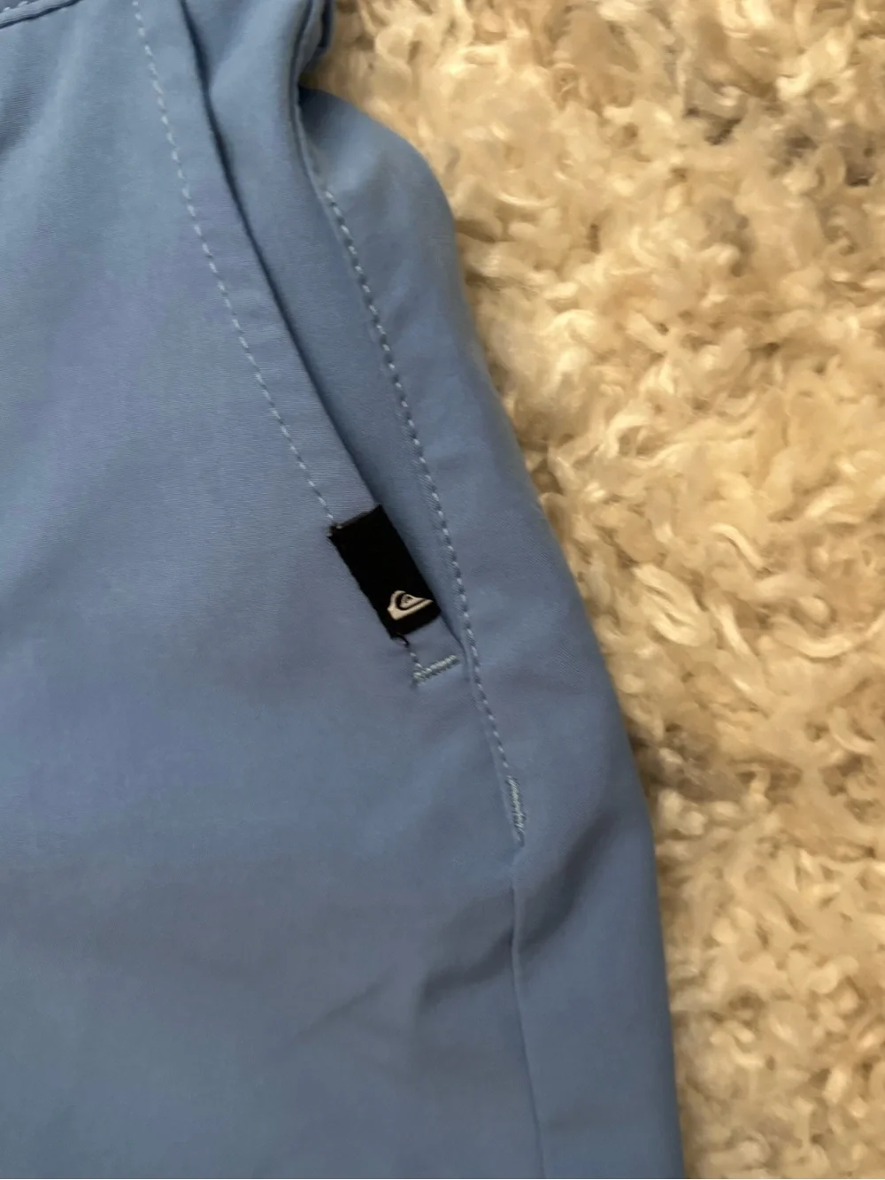 Quiksilver Boys Light Blue Pull-On Shorts